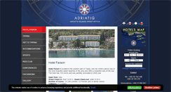 Desktop Screenshot of hotelfaraon-adriatiq.com